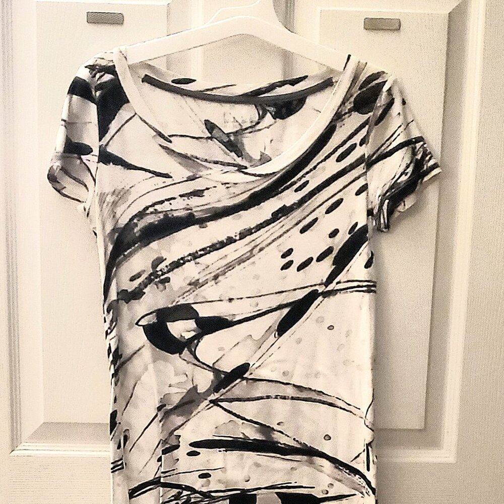 Dark Brown and Cream Top
